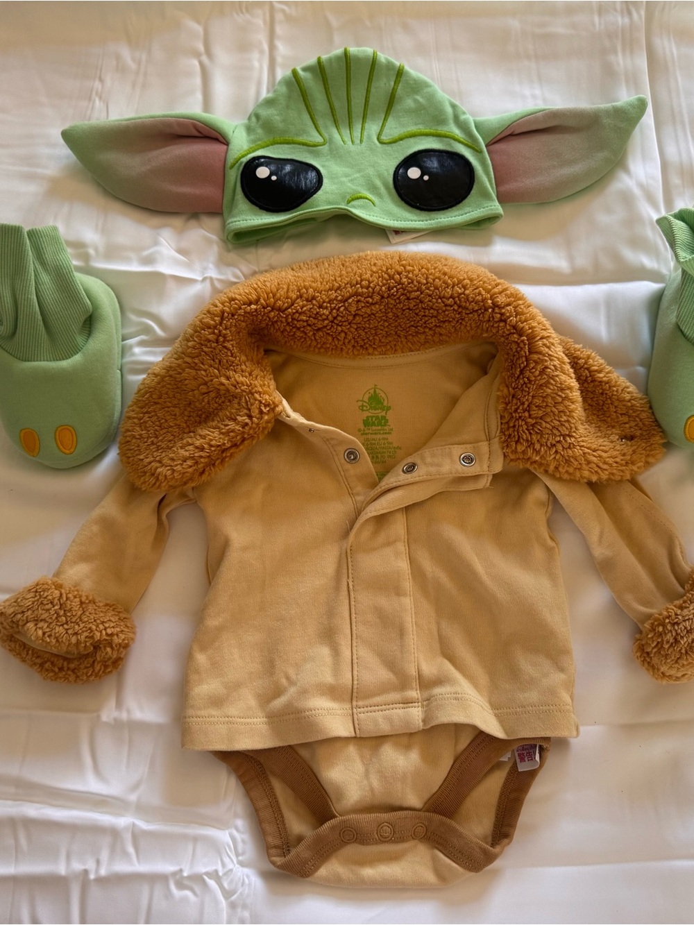 Star Wars Baby Yoda Grogu Costume Size 6-9 months